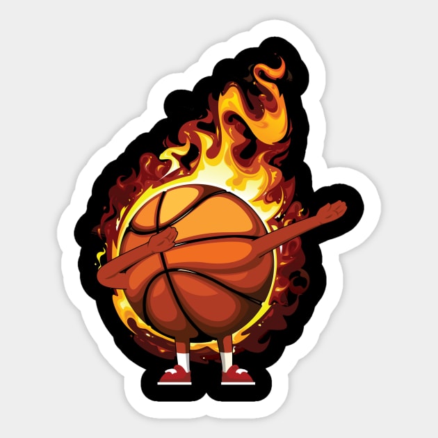 Funny Gift for Basketball Lover Sticker by MadArting1557